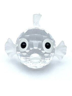 Swarovski Vintage Crystal Blowfish (Pufferfish) Figurine